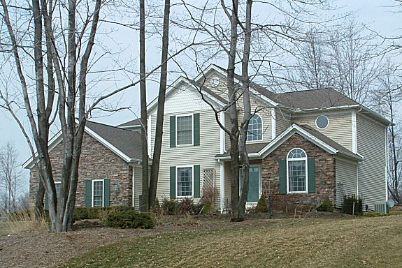 Sunk-in 1st floor master suite with 9' ceiling and optional fireplace. Vaulted master bath. 2 story foyer and great room with 2 story fireplace and plant shelves. Loft overlooking great room and foyer. Vaulted parlor/den. Tray ceiling in dining room. 1st floor laundry. Covered front porch. 2-car garage.